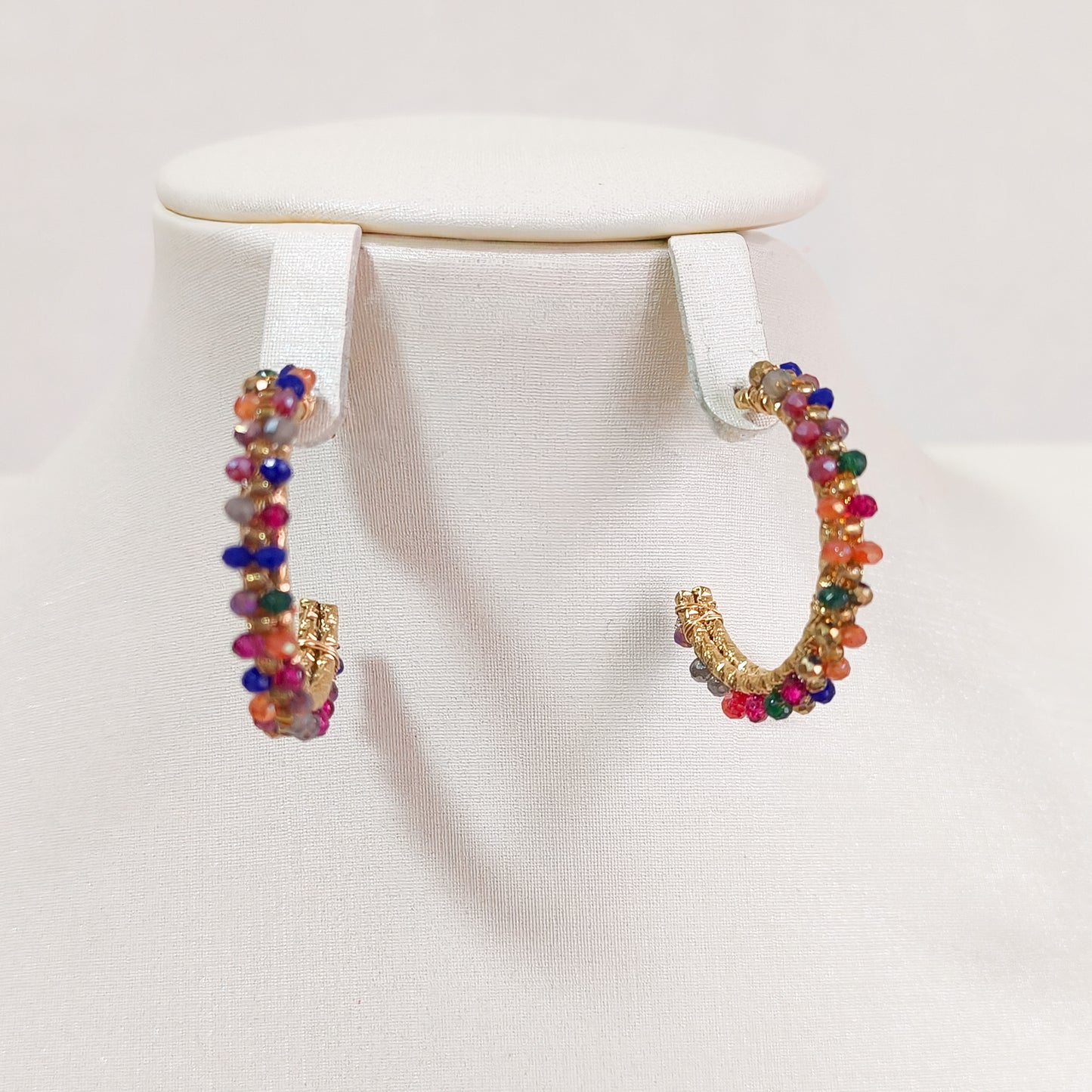Look Bianca Multicolor Luz ( collar y pendiente)