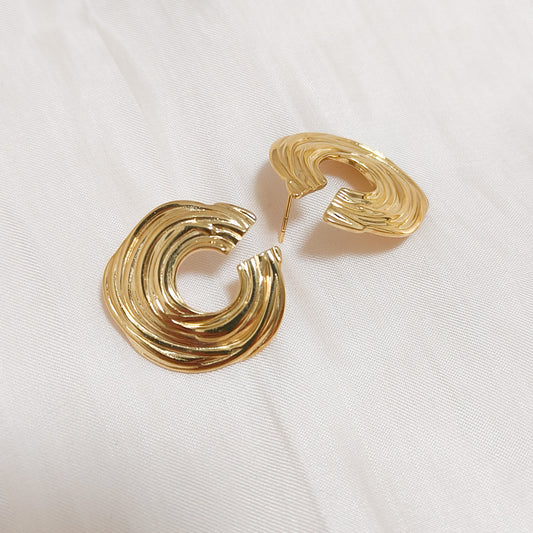 Pendientes Circulo Dorada