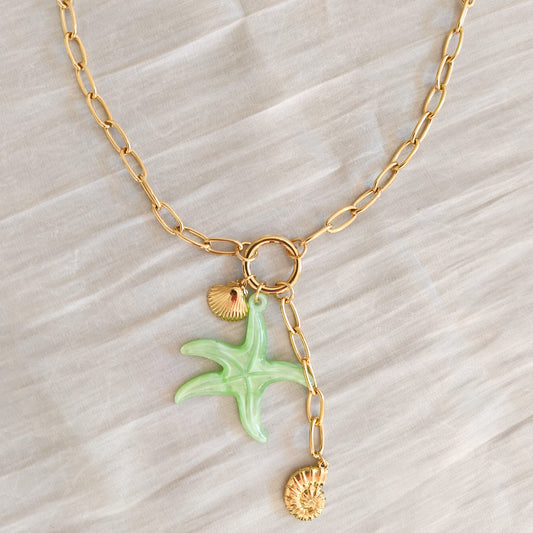 Collar Estrella Verde Lucía