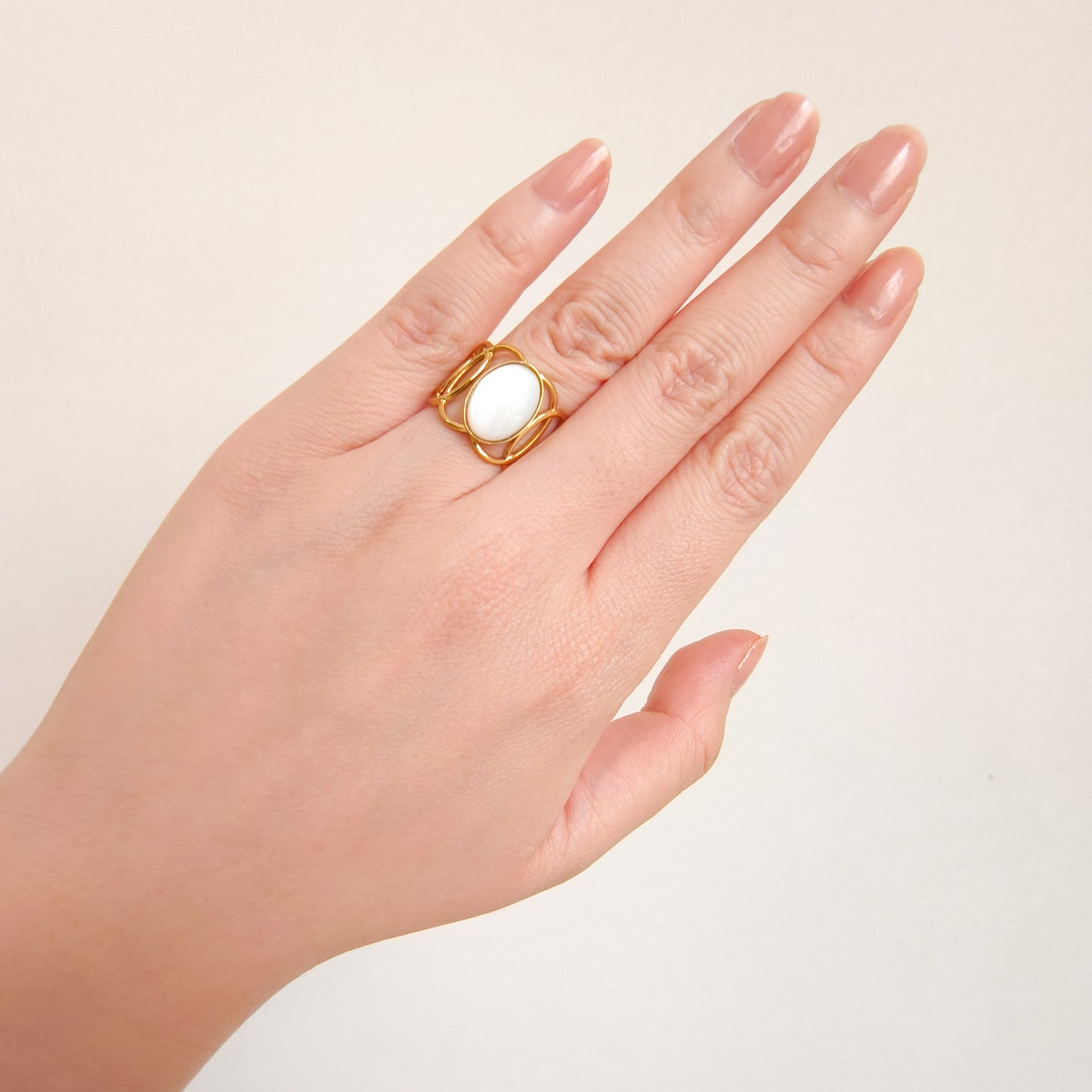 Anillo Alba Nacar Ajustable