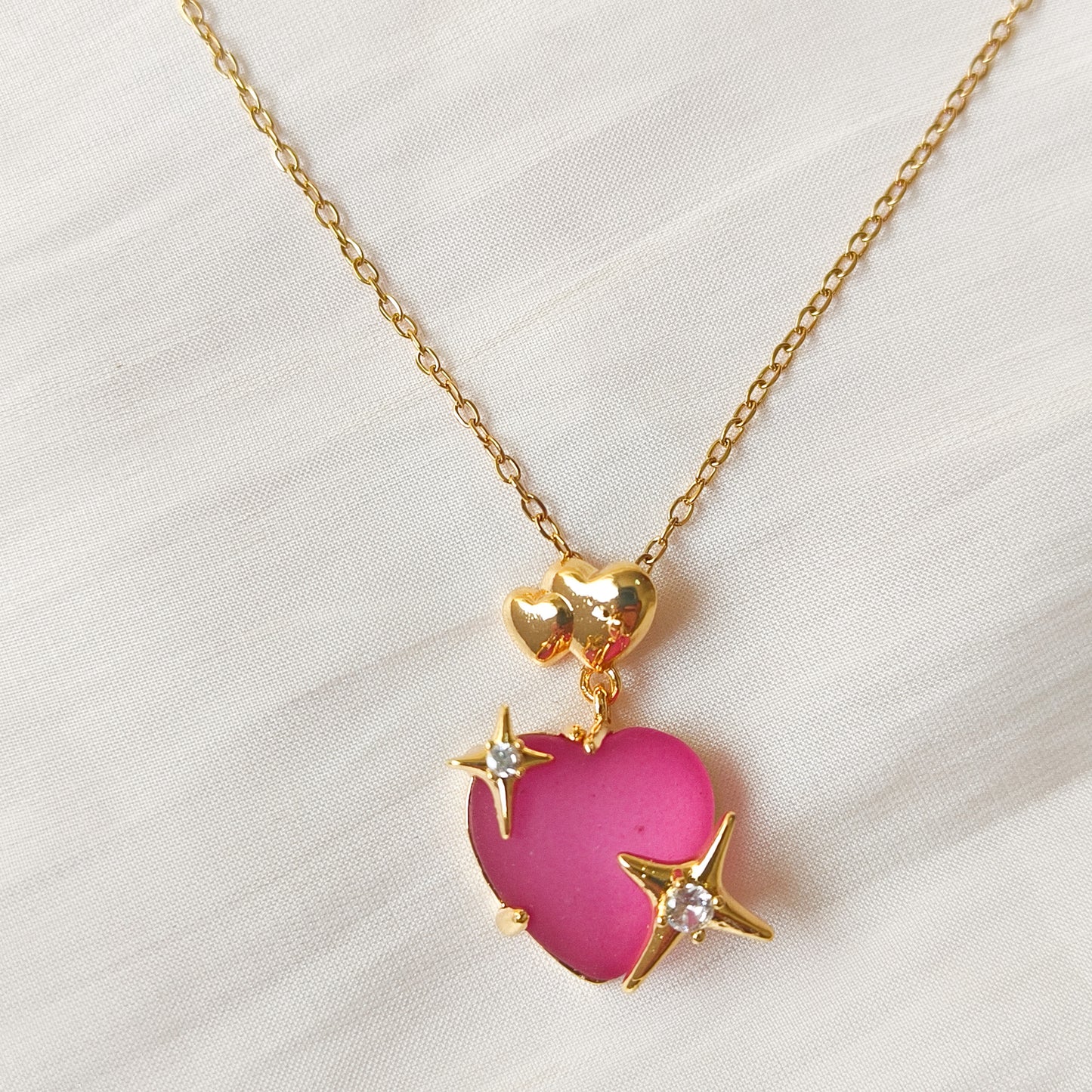 Collar Mía Estrella y Corazón ( 3 colores)