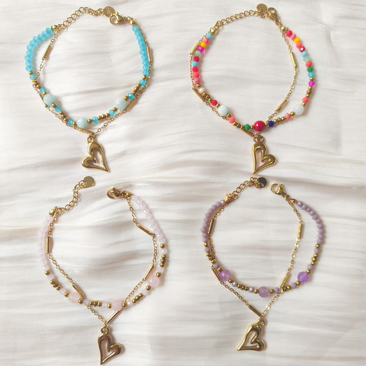 Pulsera Mia Corazón ( 4 colores)