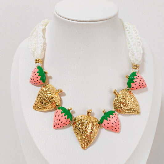 Collar Fragola Fresa ( 2 colores)