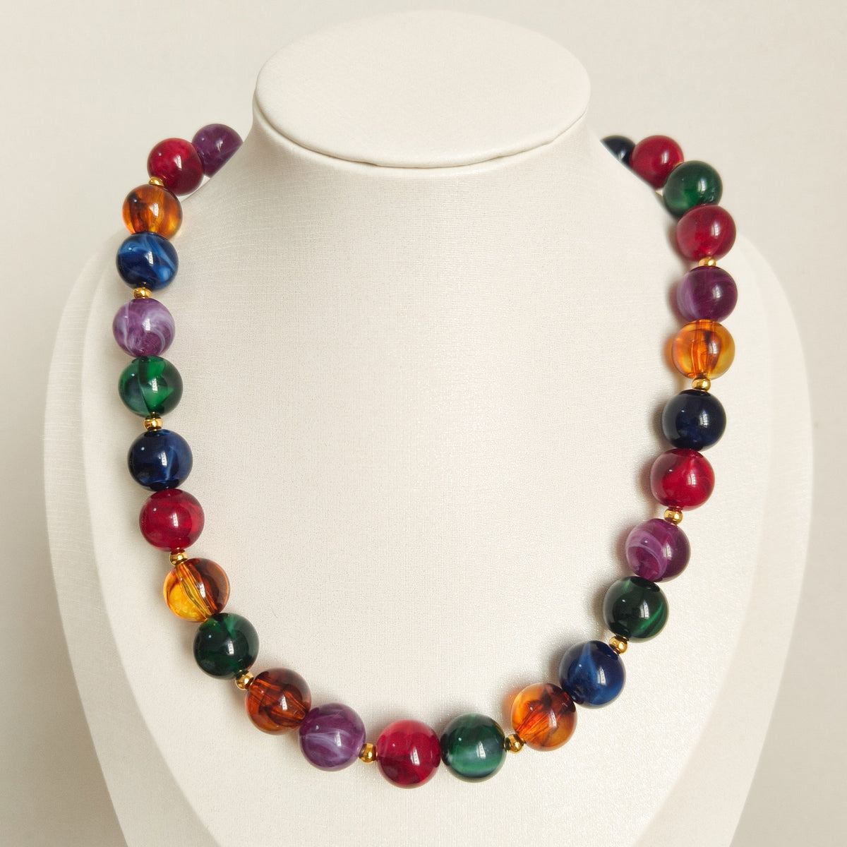 Collar Esferas Color Grecia (bolita)