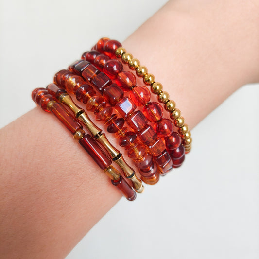 Pulsera Ancha Elástico Carmela ( 2 colores)