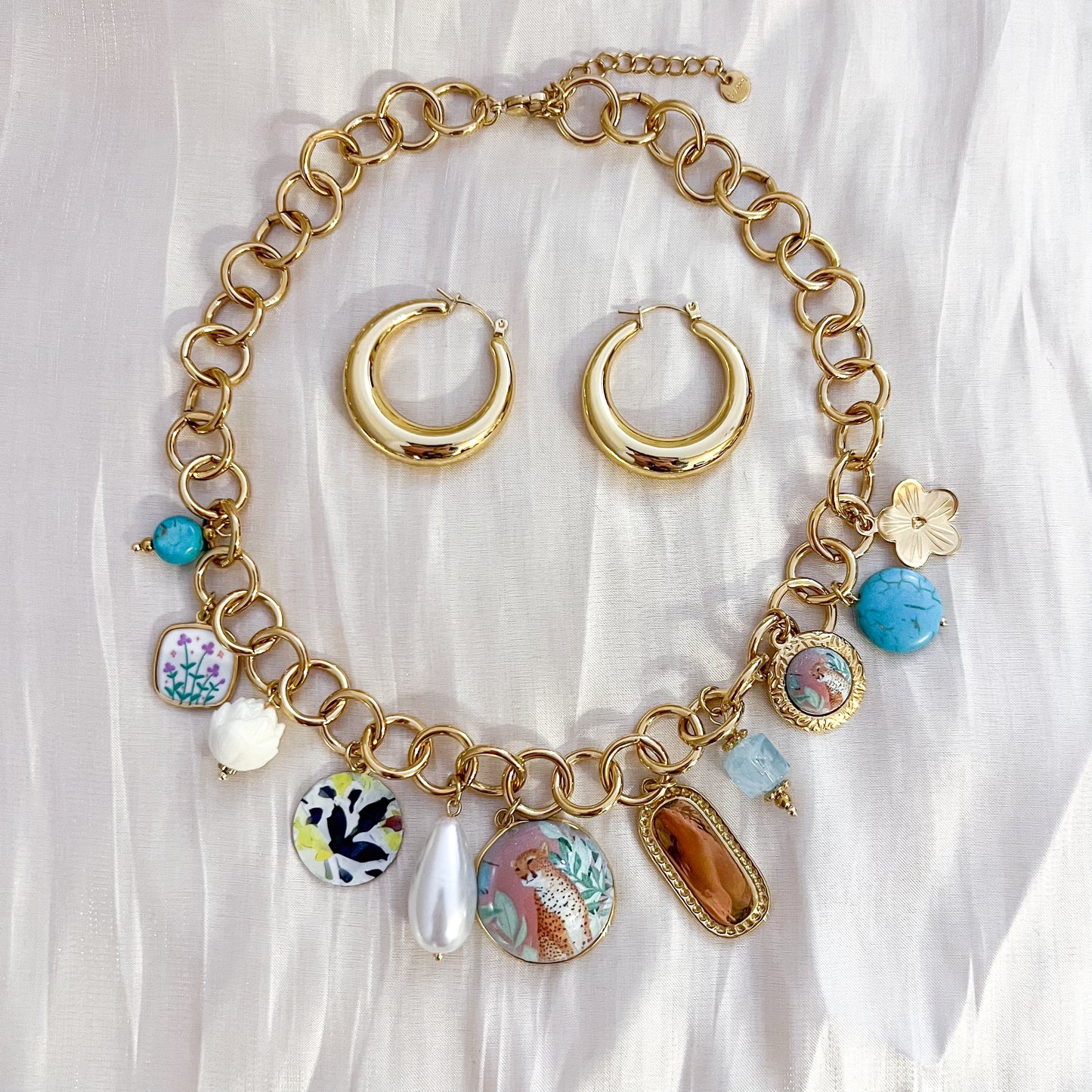 Collar Amuleto Jaguar(charms)