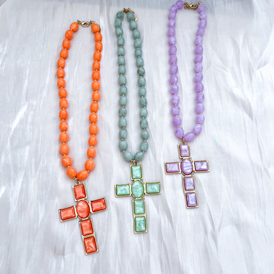 Collar Cruz Viva (3 colores)