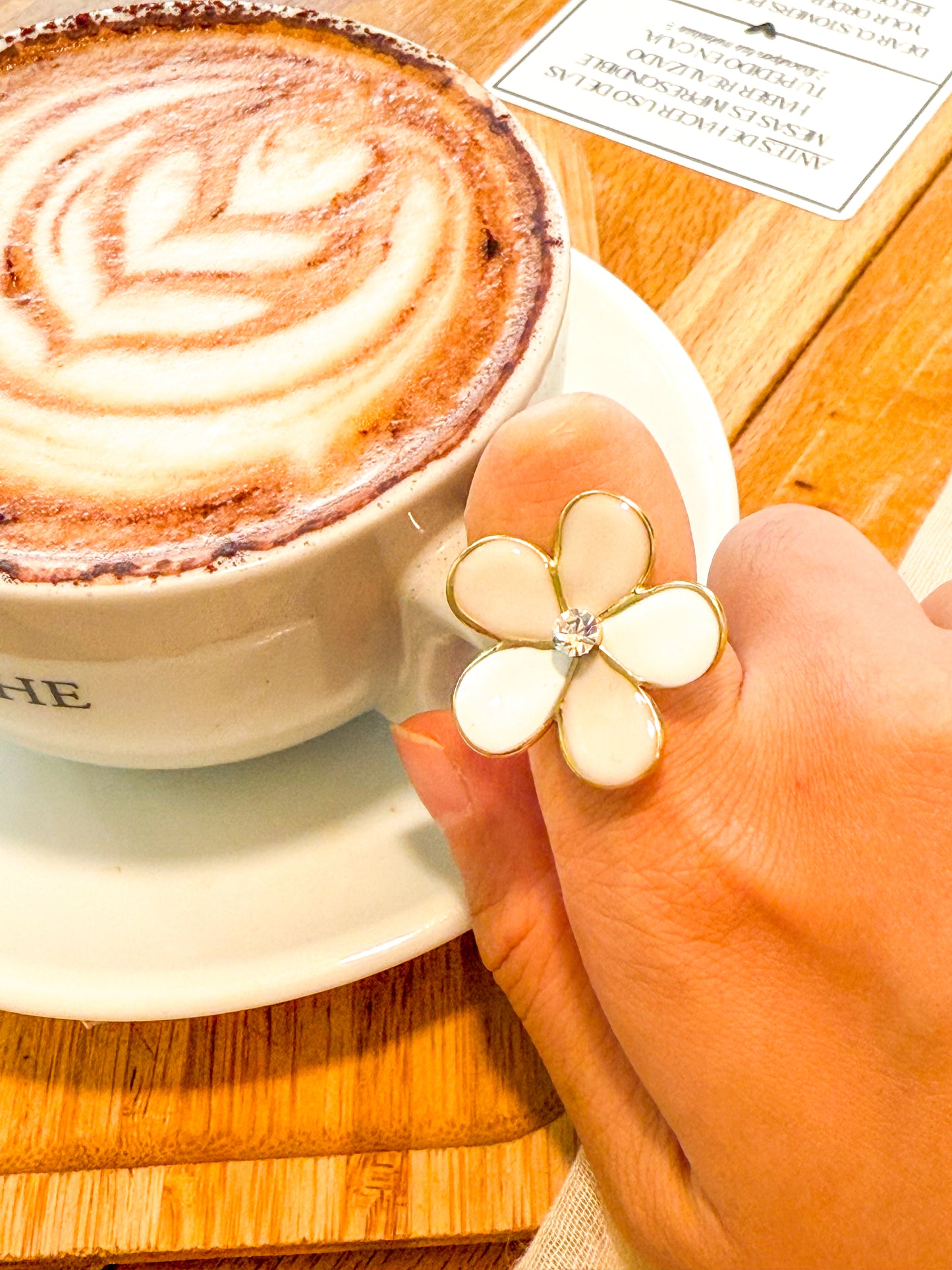 Anillo Bella Flor Ajustable