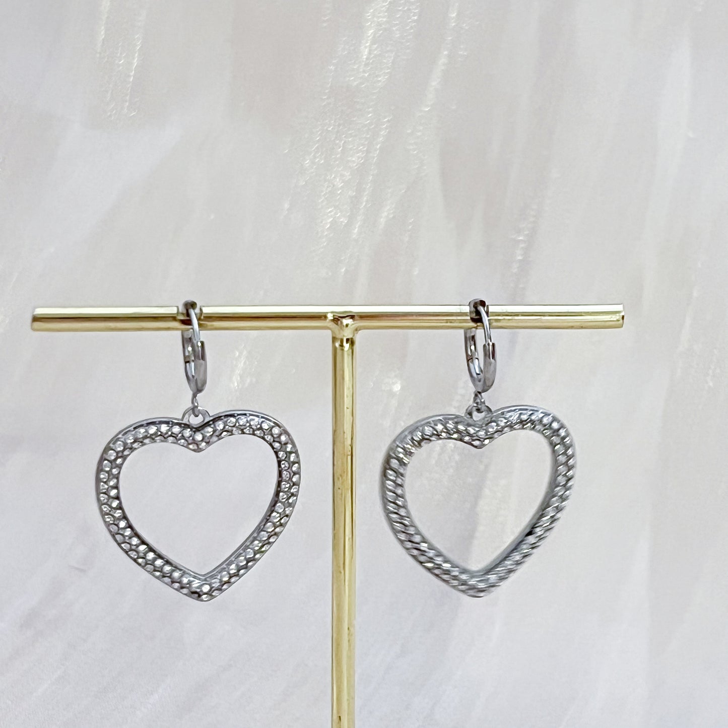 Look corazones real (pulsera & pendientes)