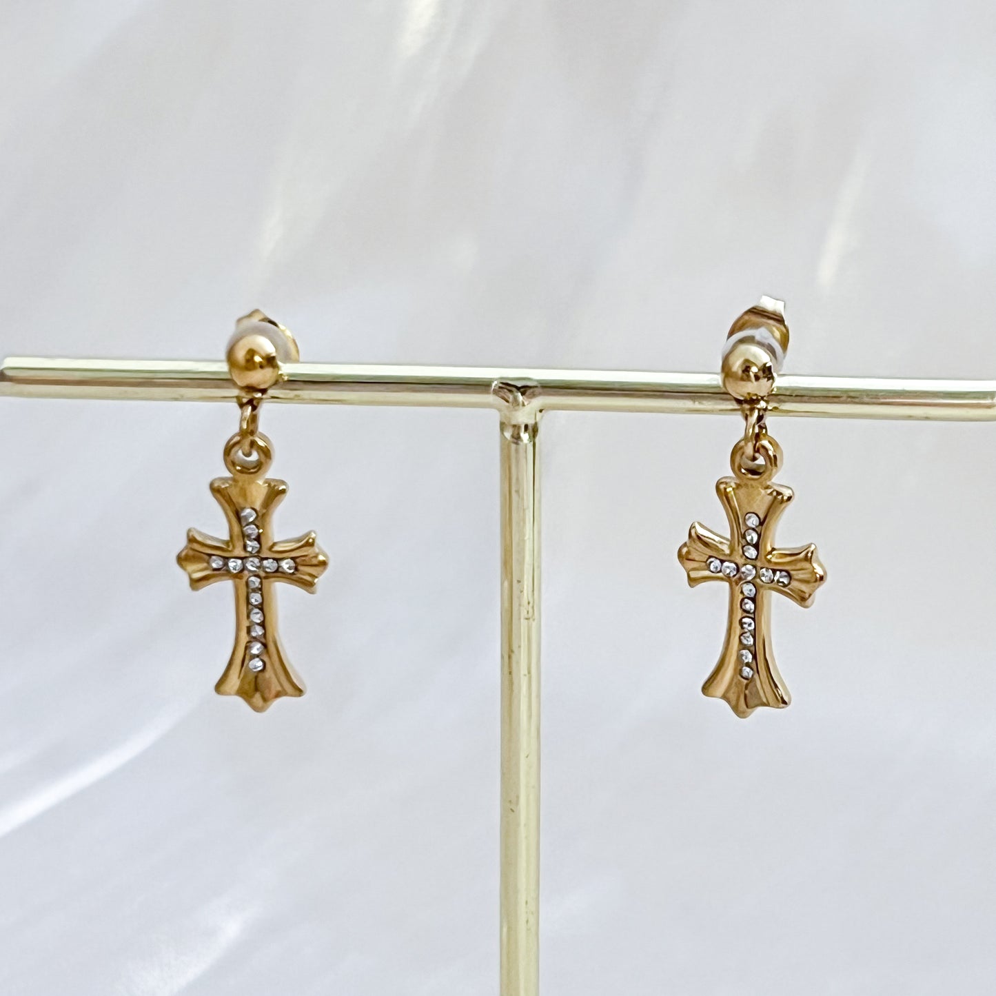 Pendientes Cruz Luz Sagrada