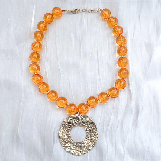 Collar Camila Dorado ( aro &3 colores)