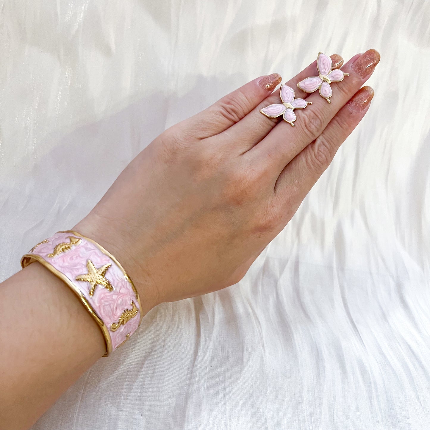 Brazalete Mykonos Sea(estrella 2 colores)