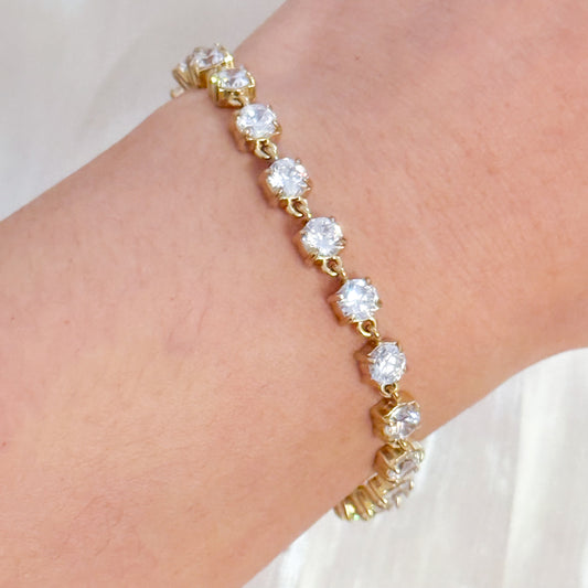 Pulsera Brillo París(Dorado & Plateado )