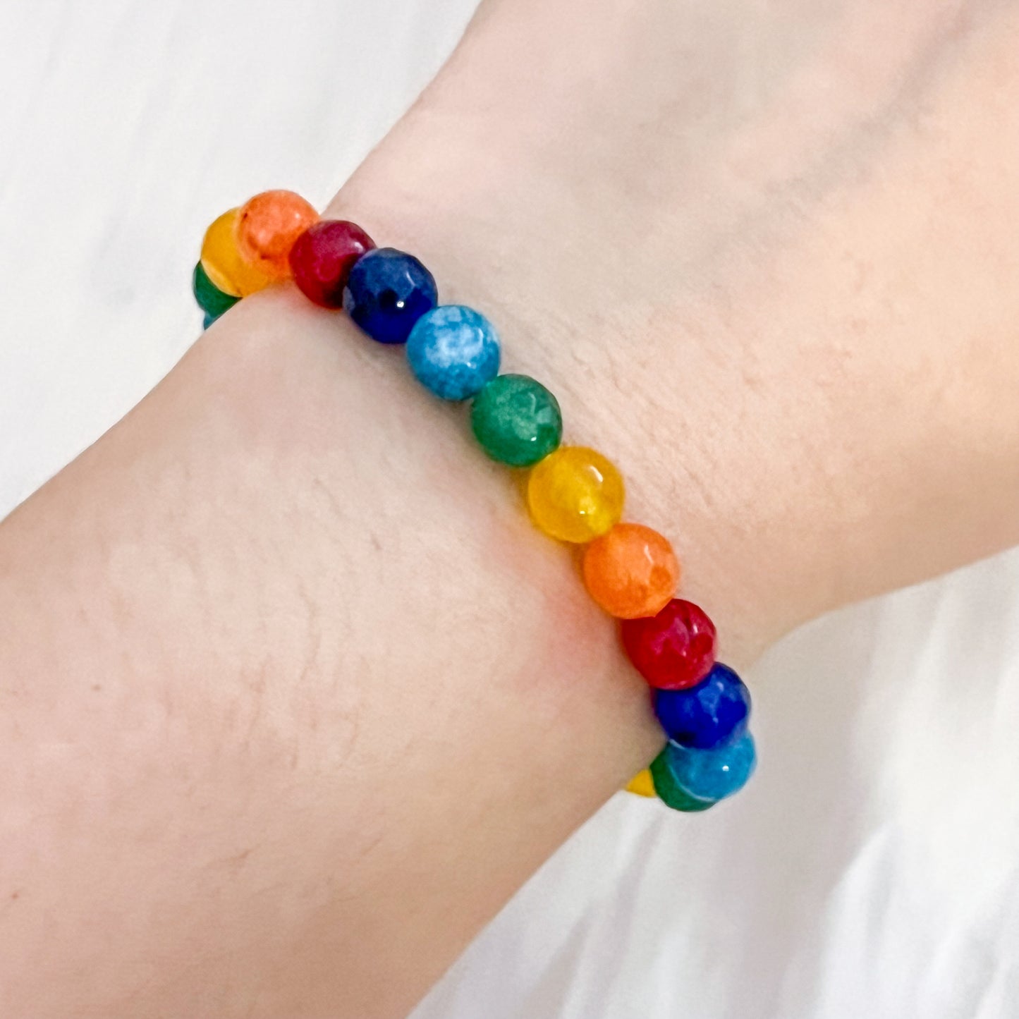 Pulsera Arcoíris Luna(piedra)