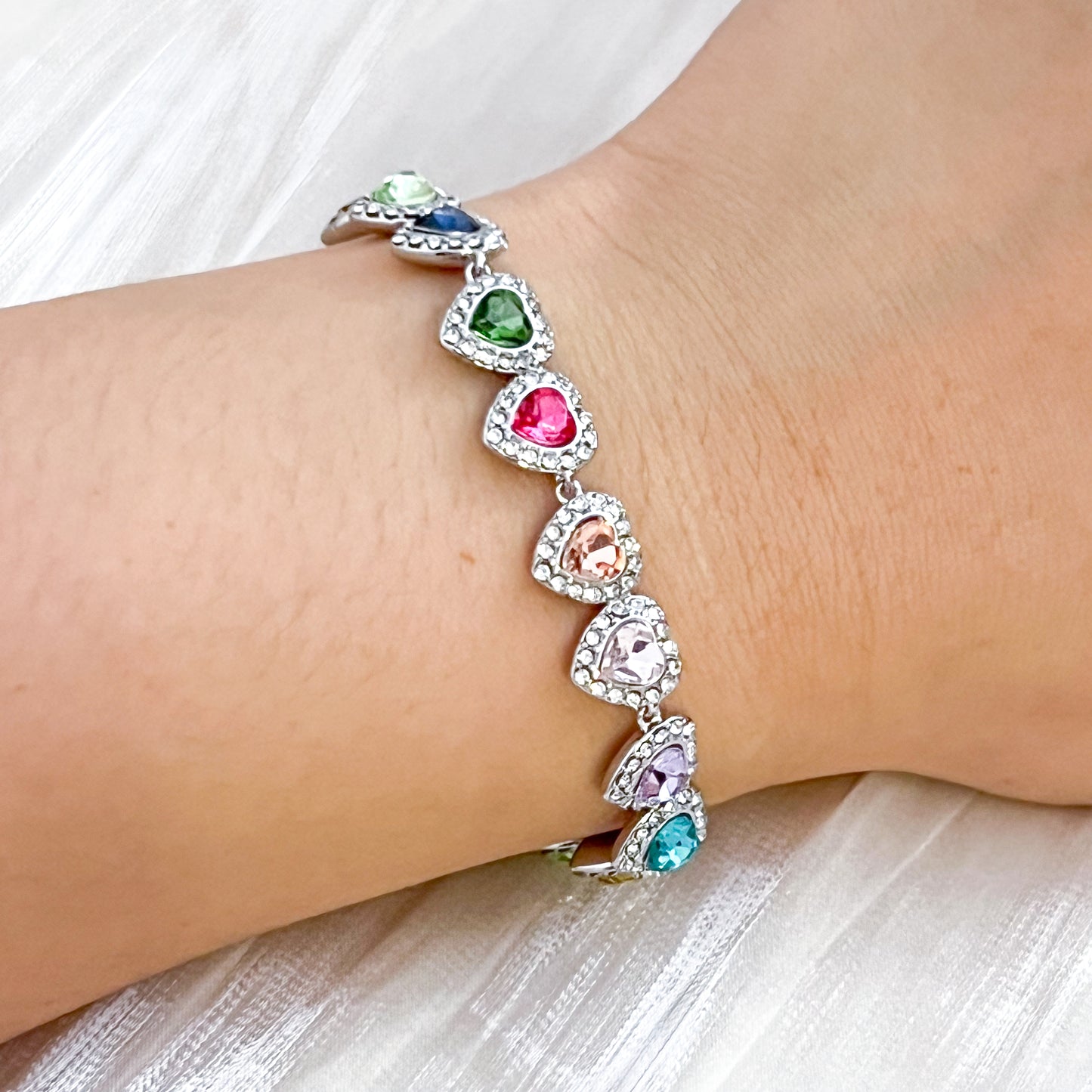 Look Titanic corazones( Collar & Pulsera)