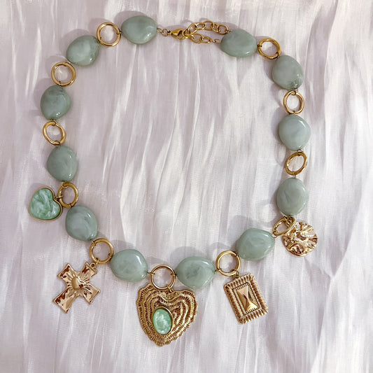 Collar Aurelia Heart corazones(charm)