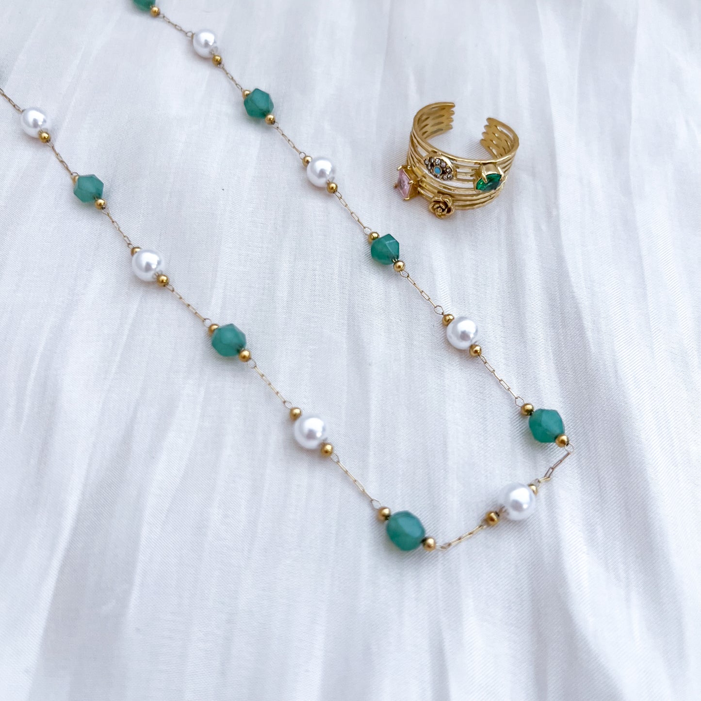 Anillo Amuleto Garden(ajustable ojo de fatima)