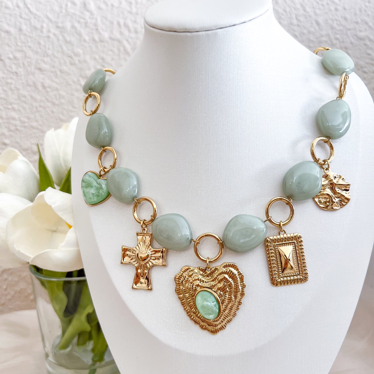 Collar Aurelia Heart corazones(charm)