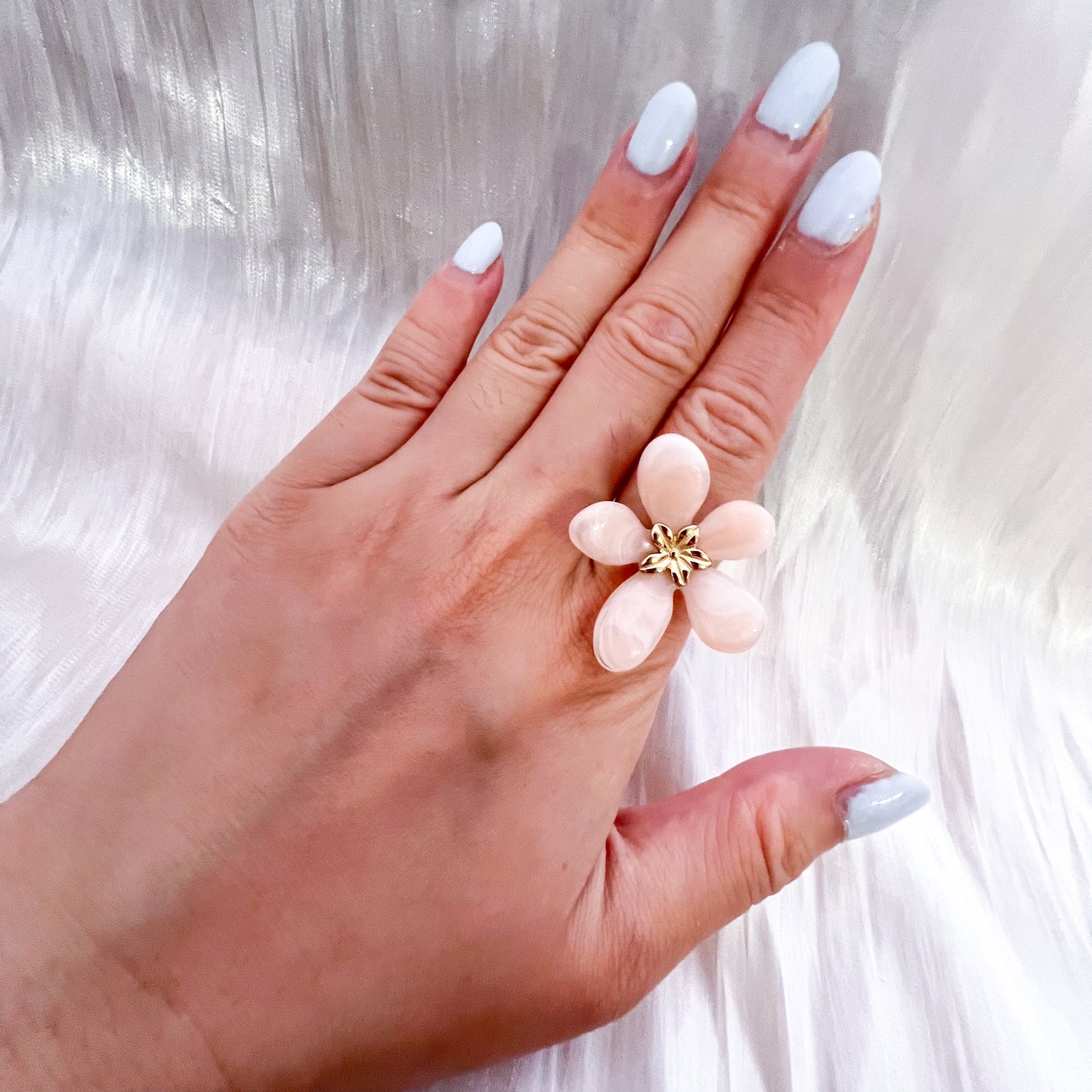 Look Rosalie flor (anillo/collar)