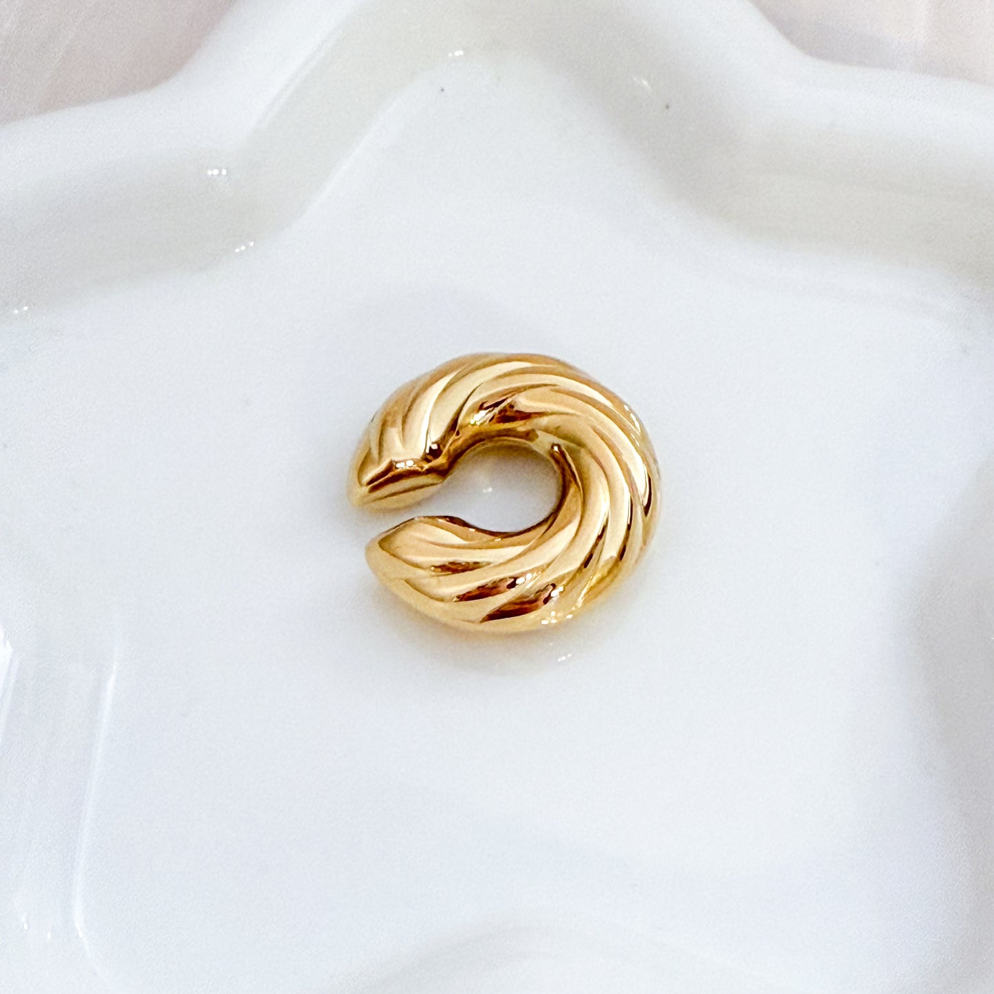 Cuff Atenea Gold(trenzado chunky)