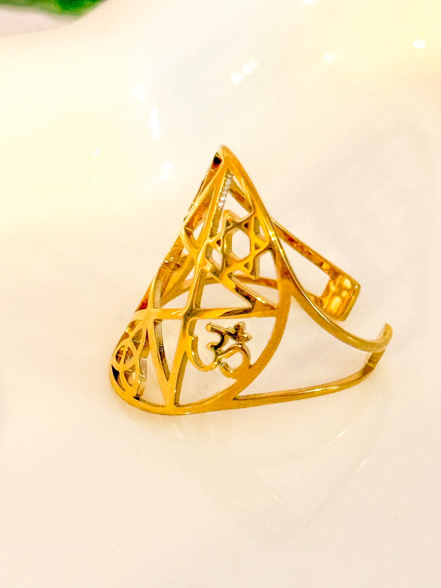 Anillo Símbolos de la suerte Ajustable