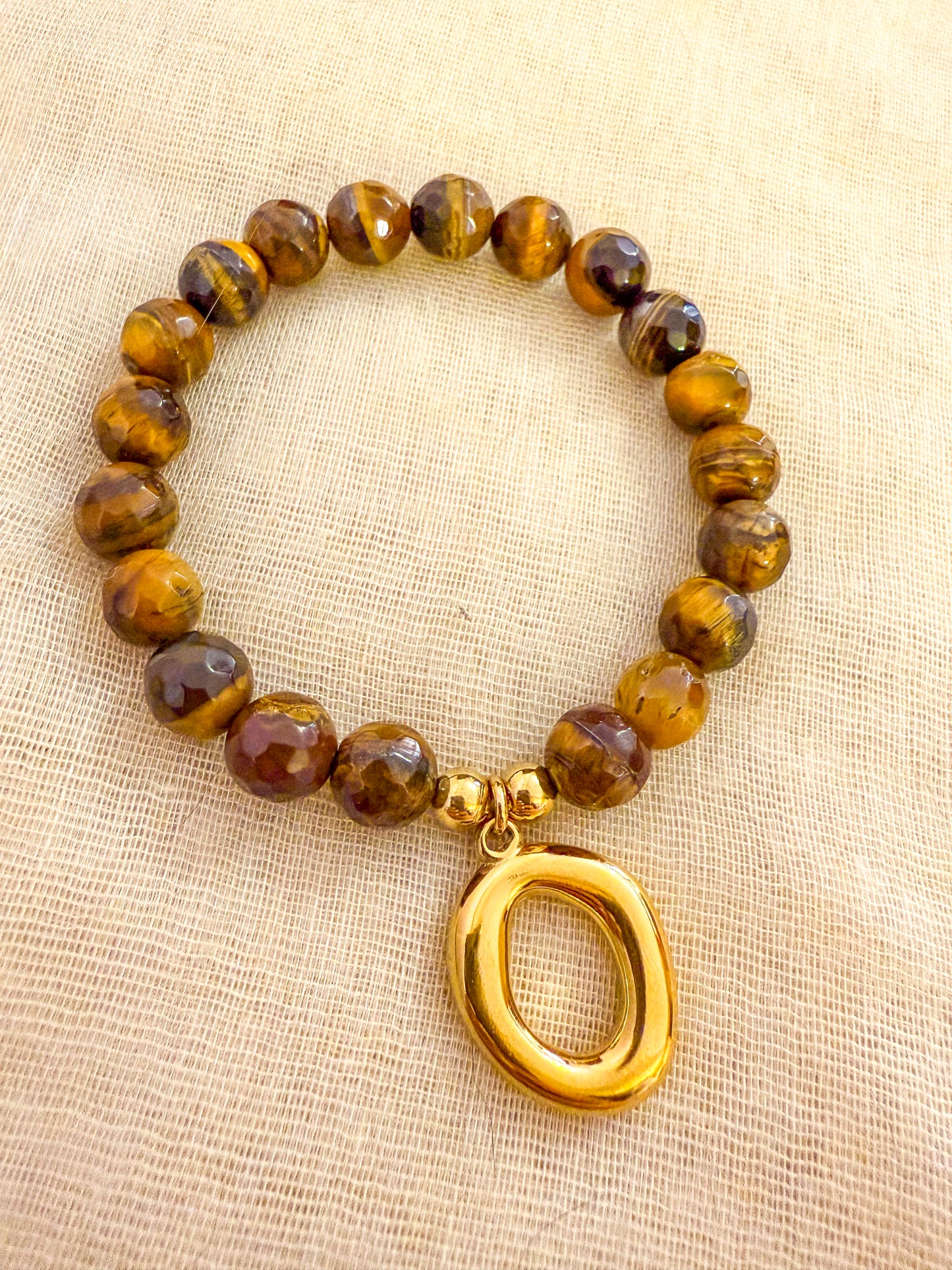 Pulsera Aurora Dorada (Ojo de Tigre)