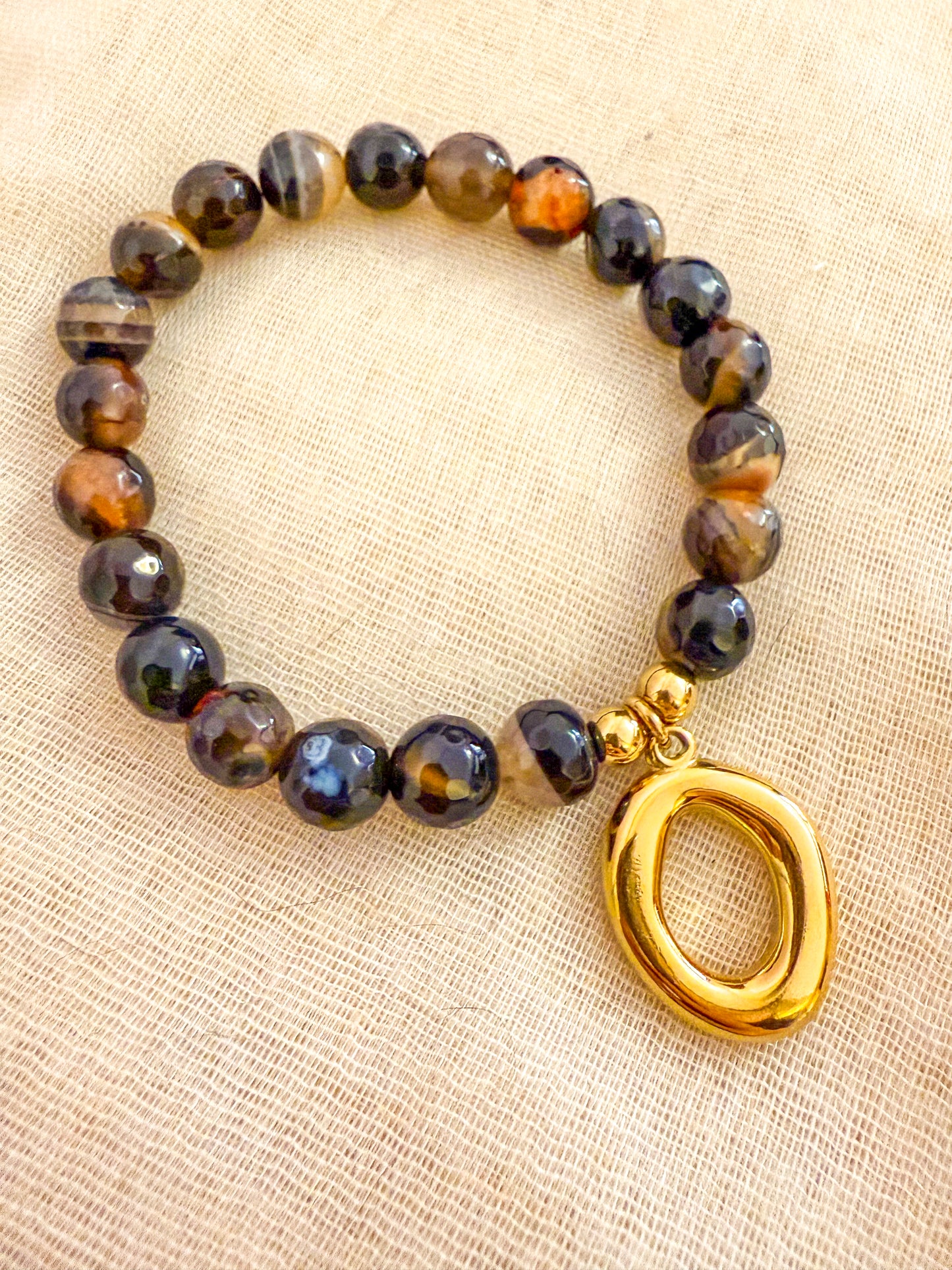 Pulsera Aurora Dorada (Ojo de Tigre)
