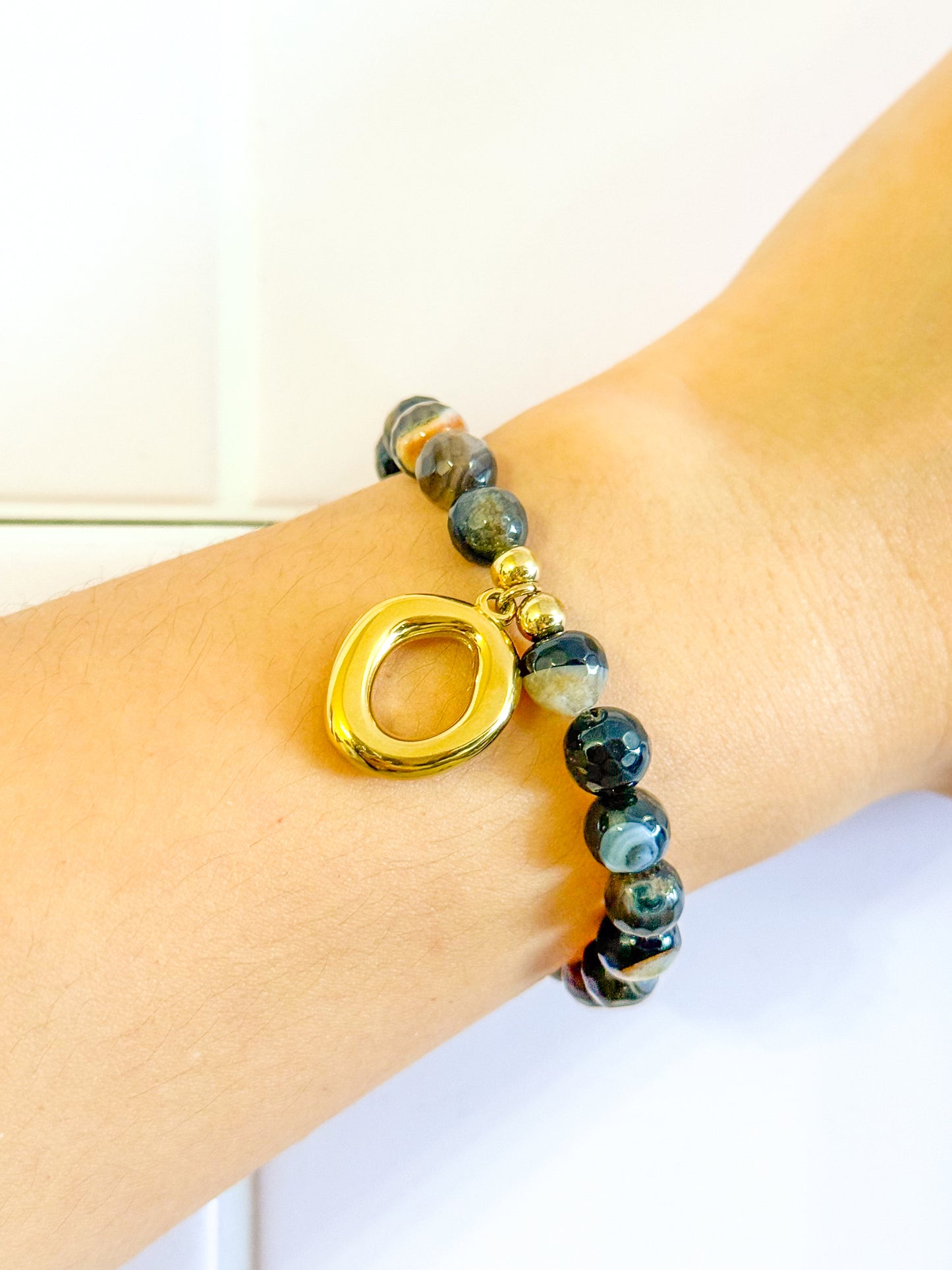 Pulsera Aurora Dorada (Ojo de Tigre)