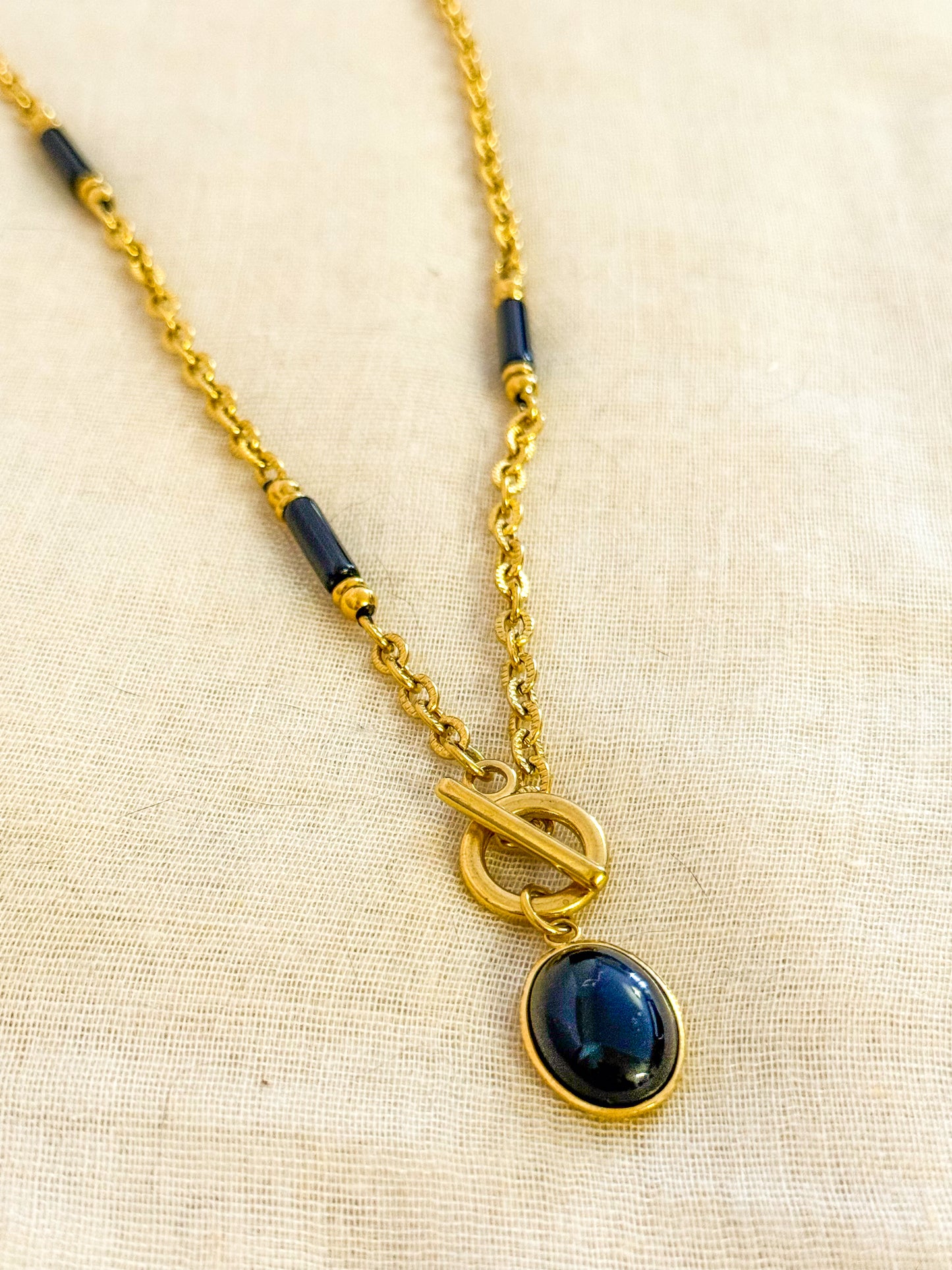 Collar Alba Dorada(Ojo de tigre)