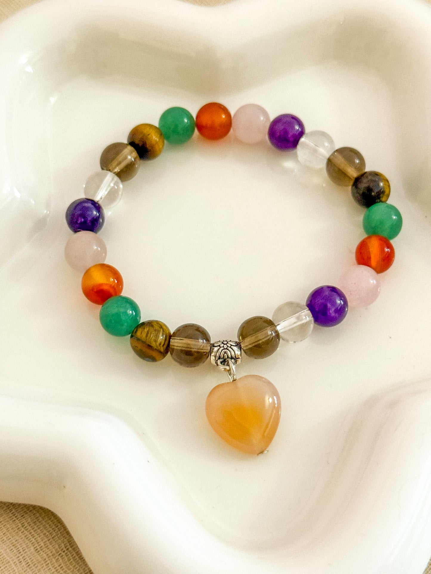 Pulsera Energía Natural( Corazón / Gota )