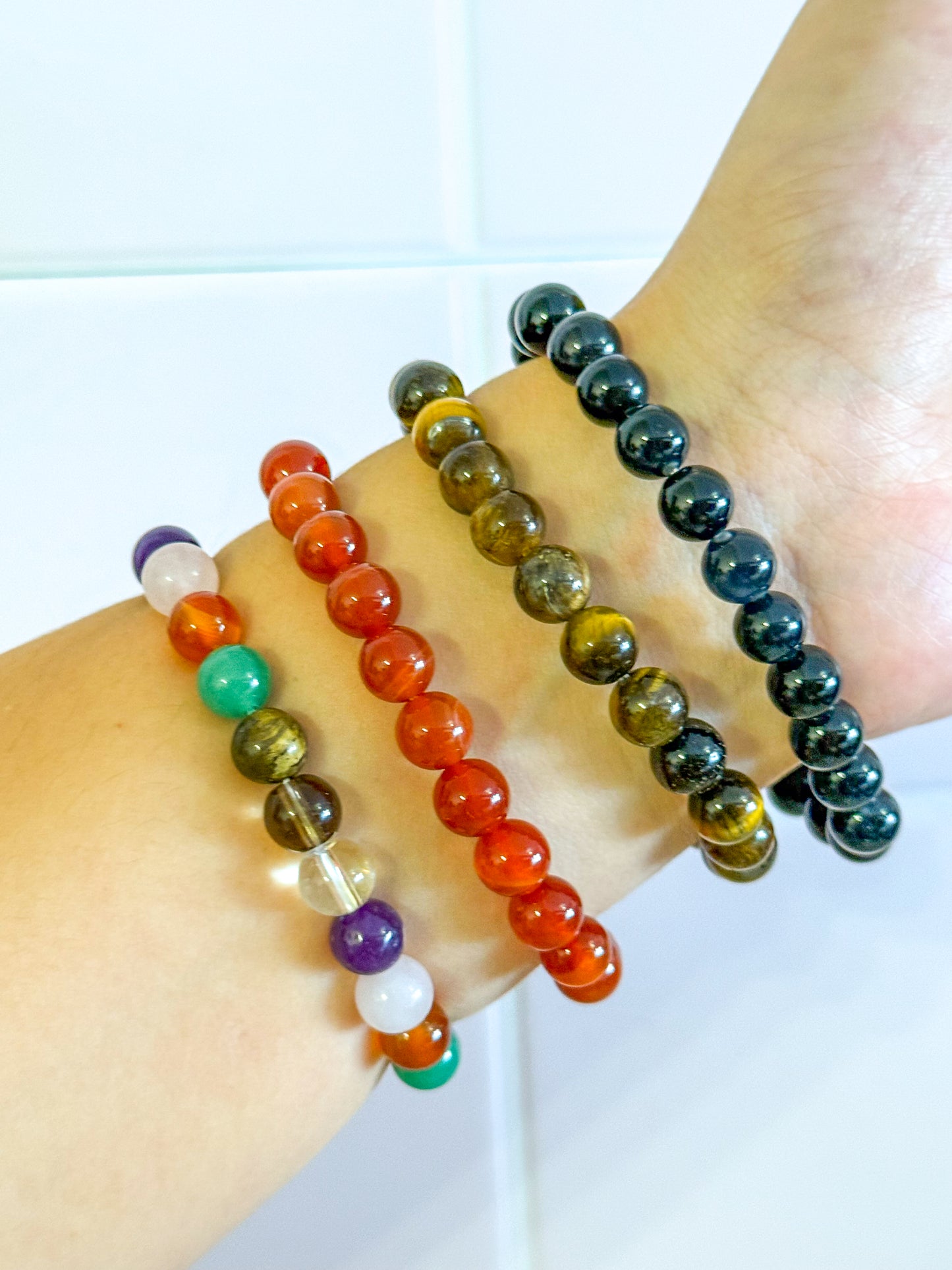 Pulsera Energía Natural( Corazón / Gota )