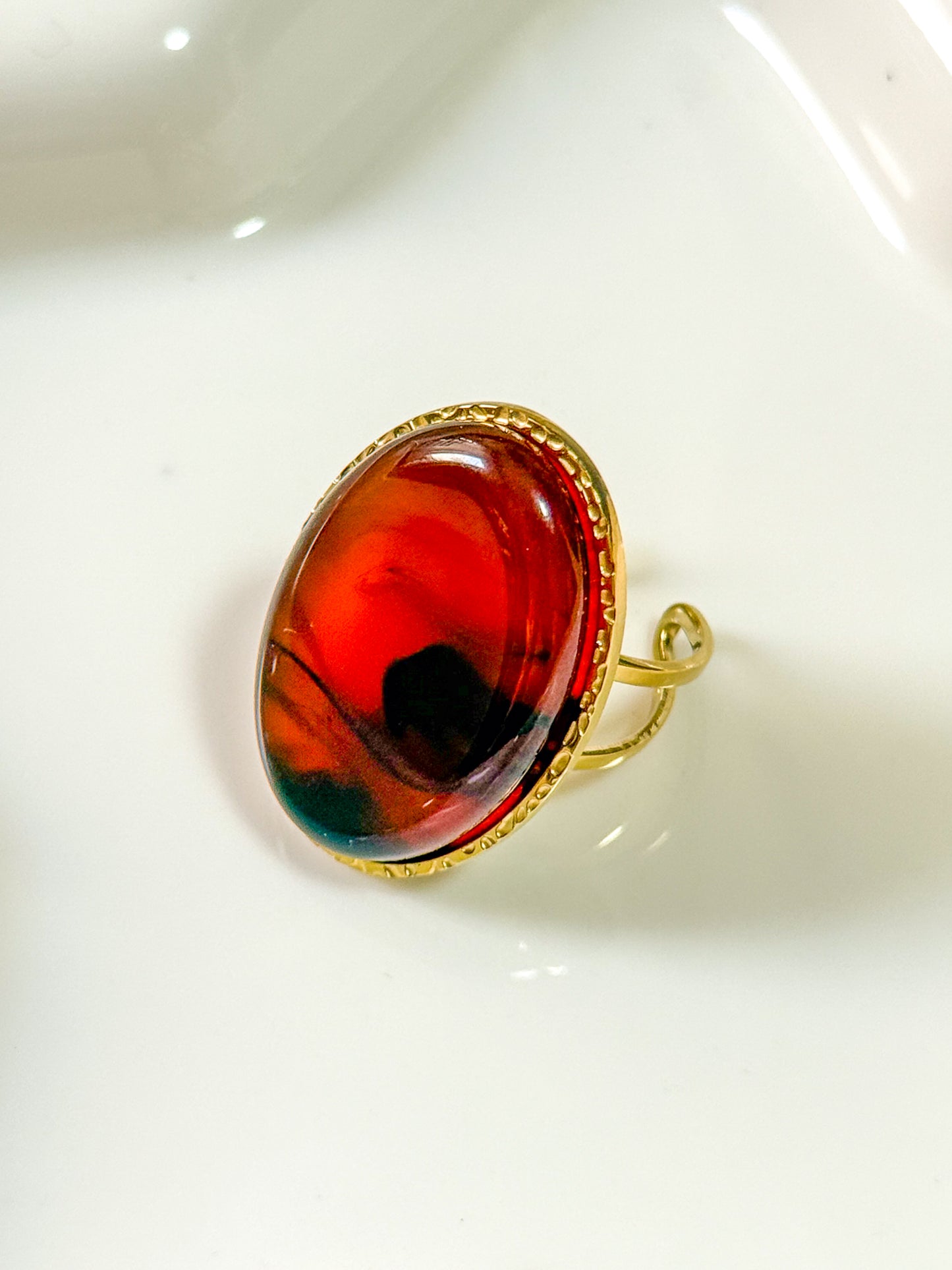 Anillo Ajustable Esencia Oval