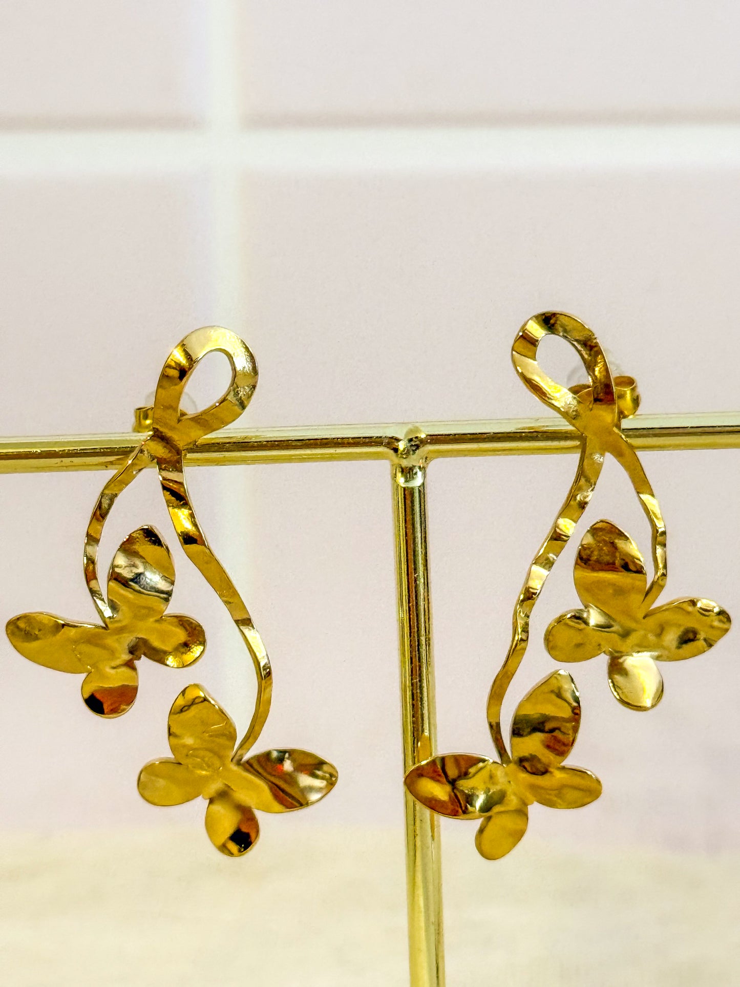 Pendientes Triple Mariposa