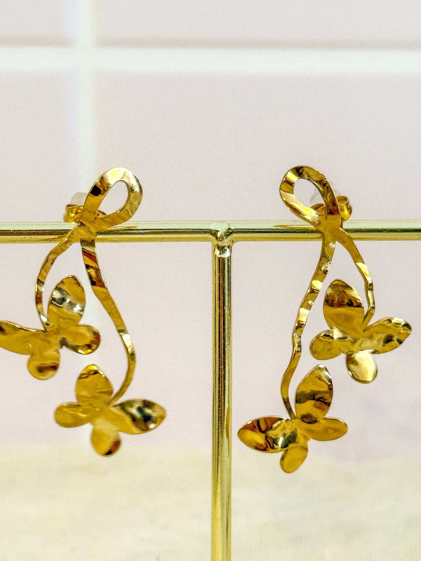 Pendientes Triple Mariposa