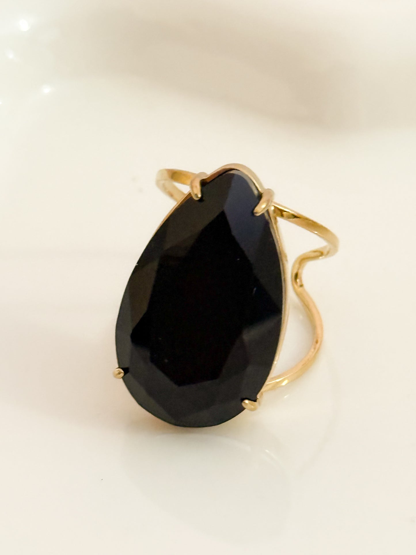 Anillo Gota de Luz – Acero Inoxidable (Ajustable)