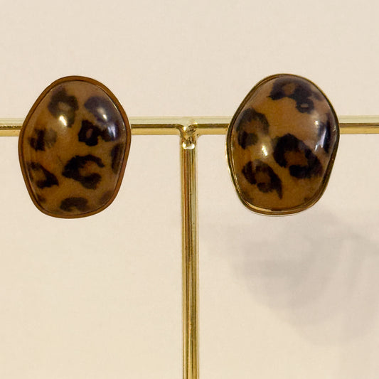 Look Salvaje Dorado(Diseño marmolado redondo)