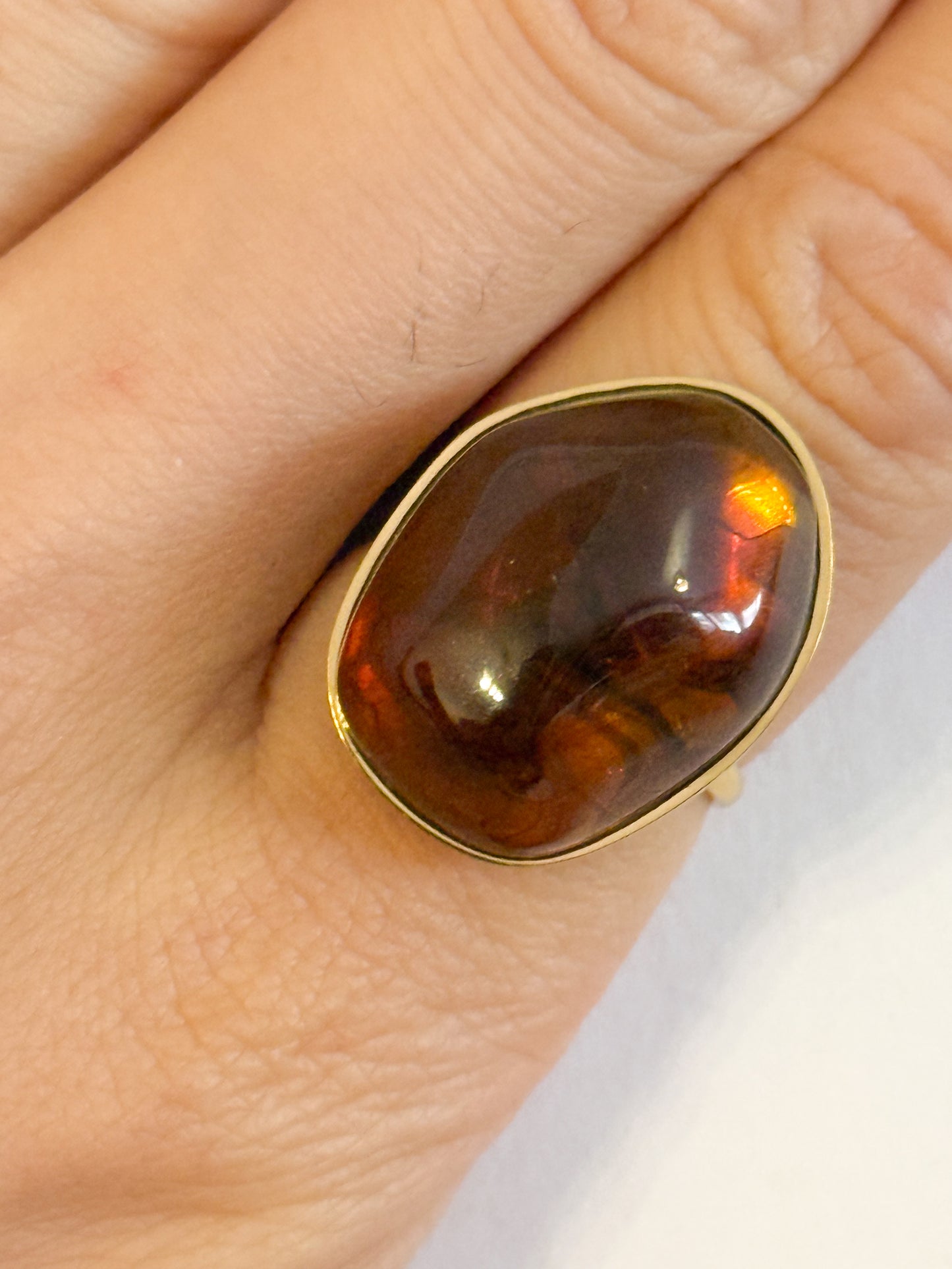 Look Esencia Moon river(5colores pendiente anillo Adjustable )