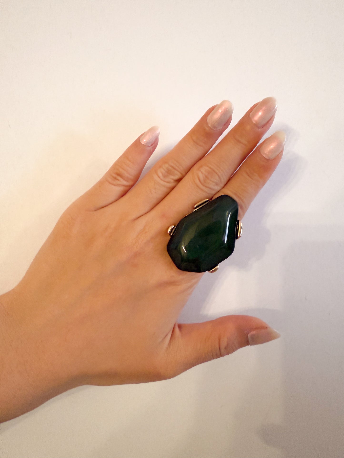 Anillo Luana Terra (modelo grande, ajustable , talla 18-20)