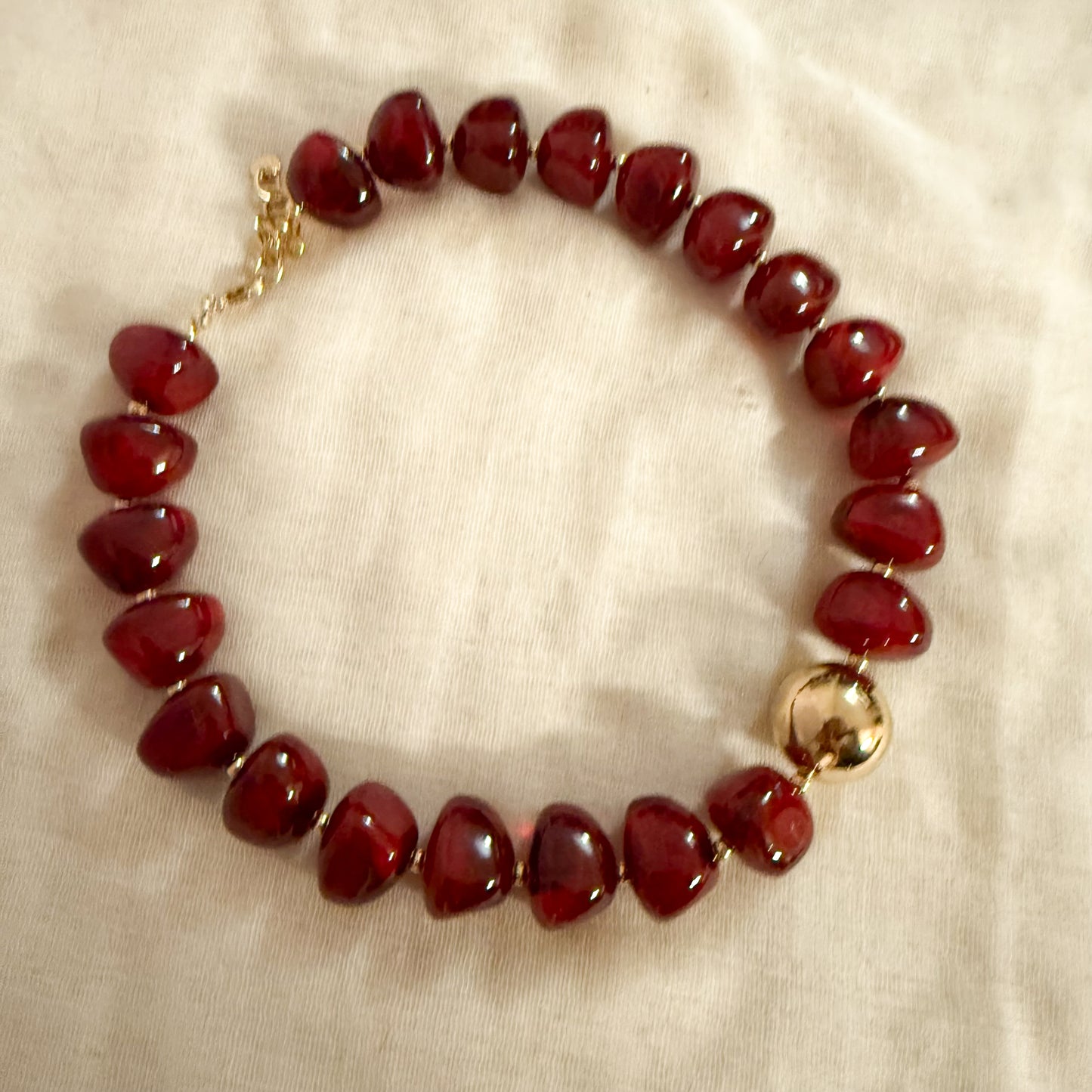 Collar Malena Maramelo Miel (lleva bola) (4 colores)