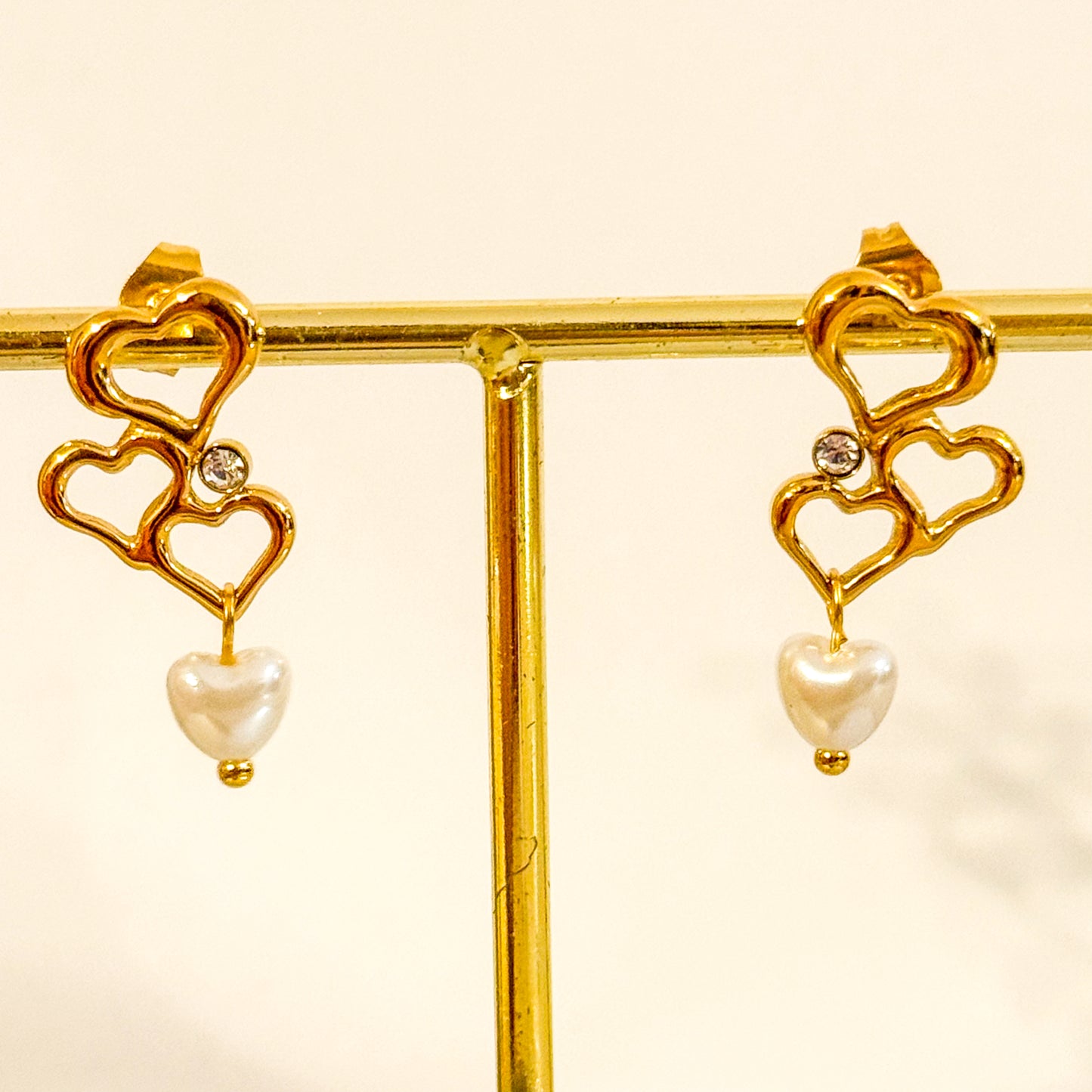 Pendientes Corazones Infinido (Mini Charms)