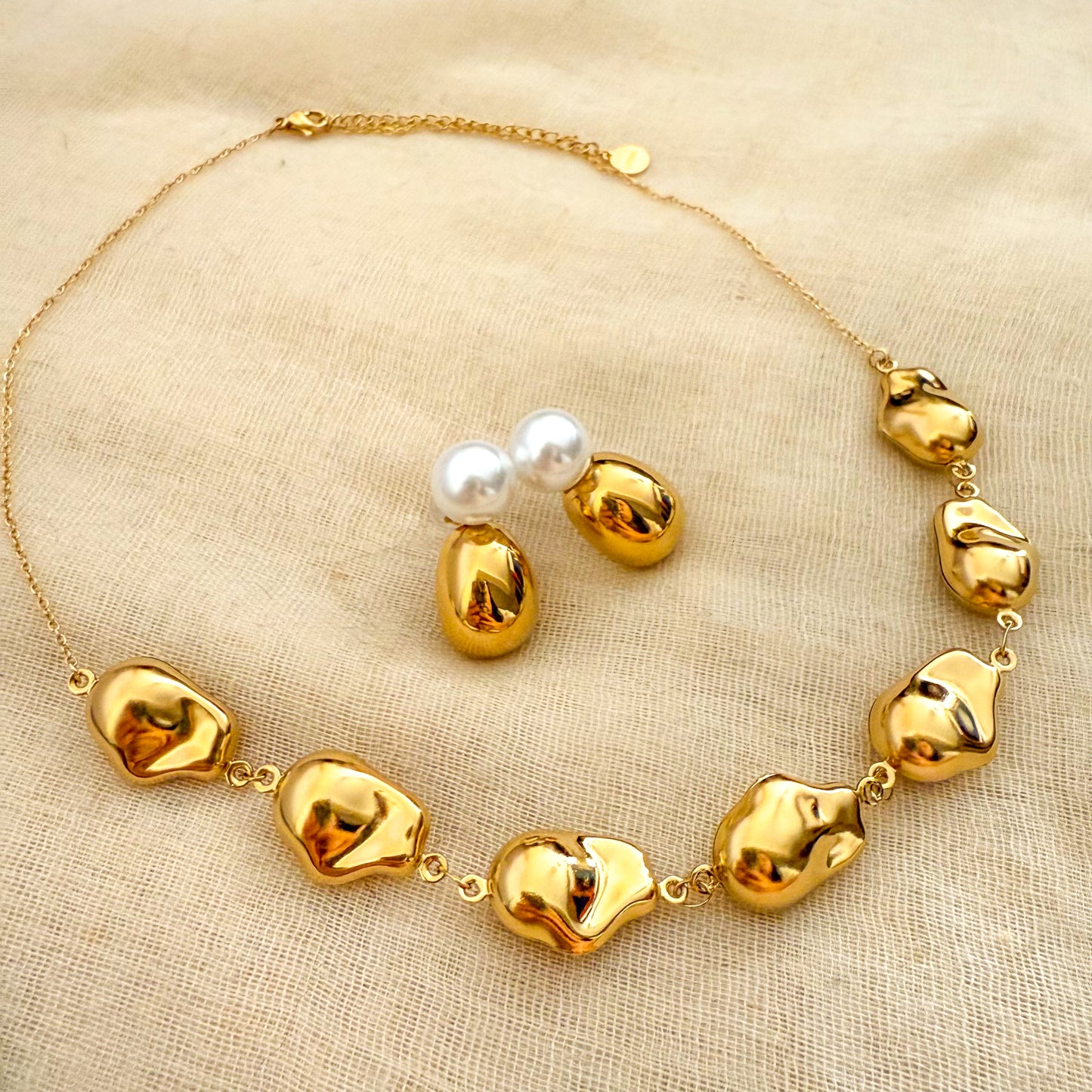 Collar Brisa Dorada (Granos Orgánicas Doradas)