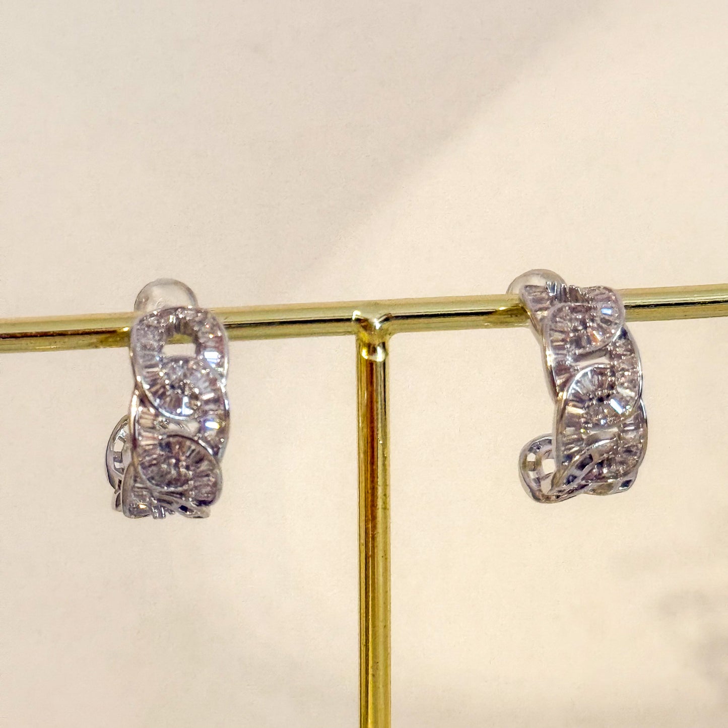 Pendientes Ana (cadena brillante/dorado/plateado)
