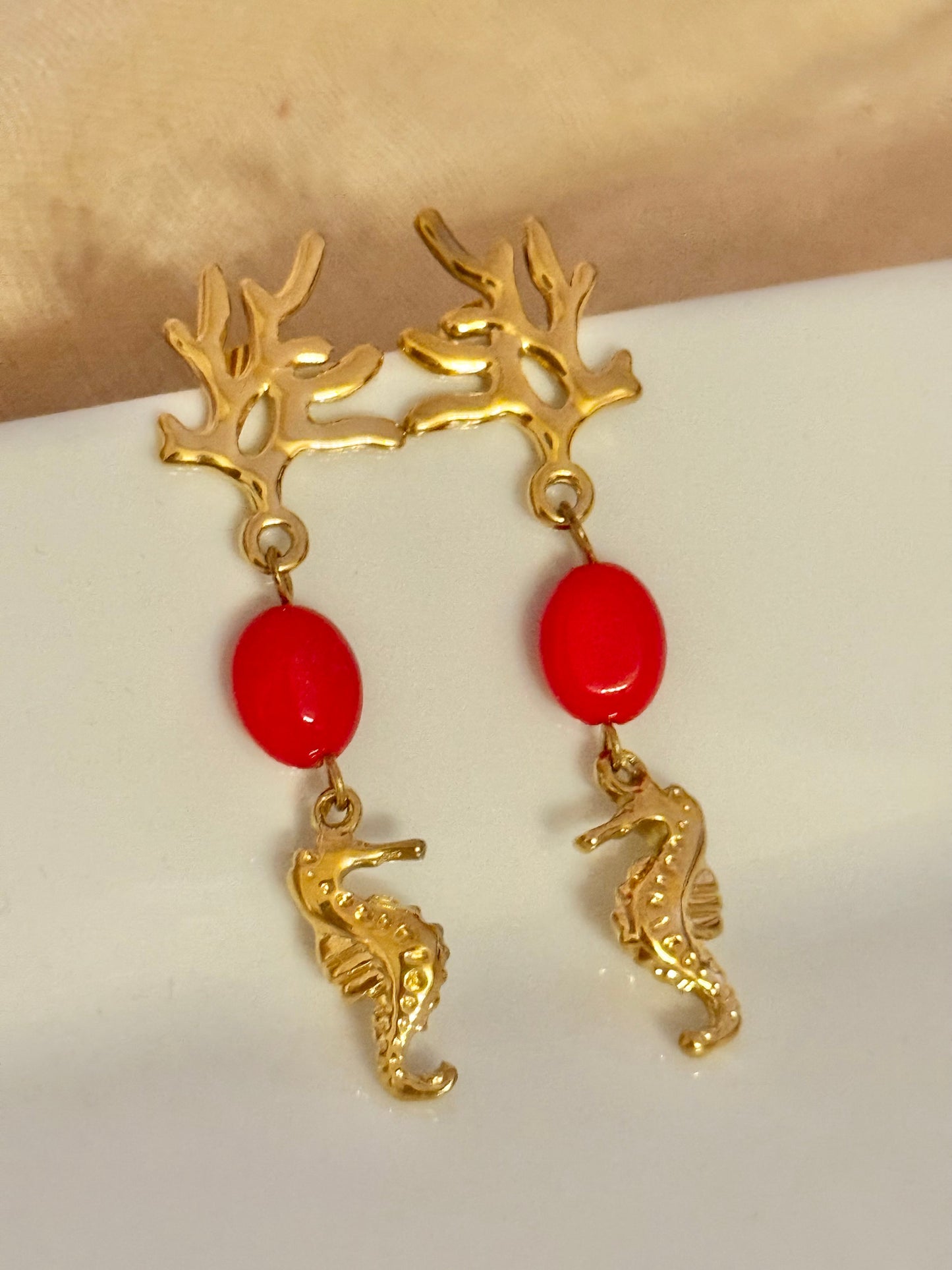 Pendientes de caballito de mar