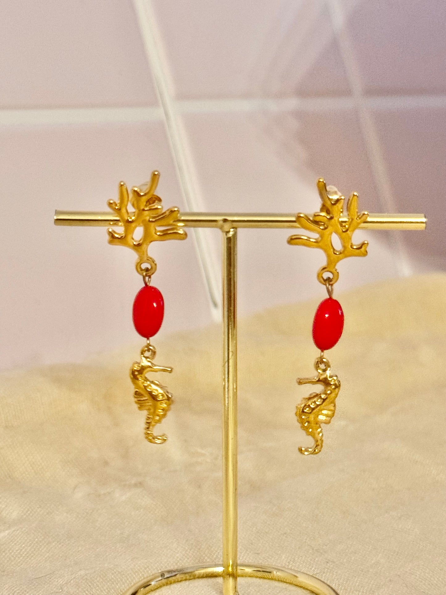 Pendientes de caballito de mar