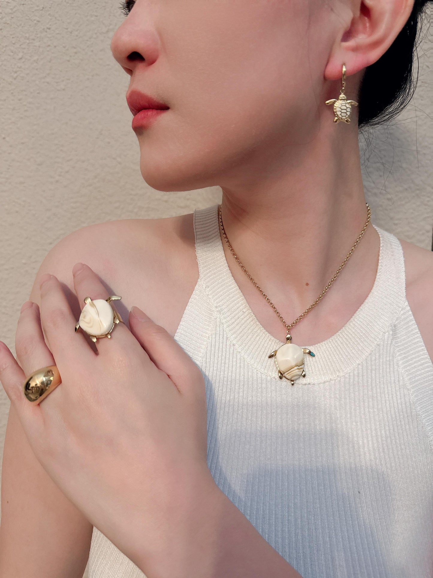 Collar Tortuga de piedra original