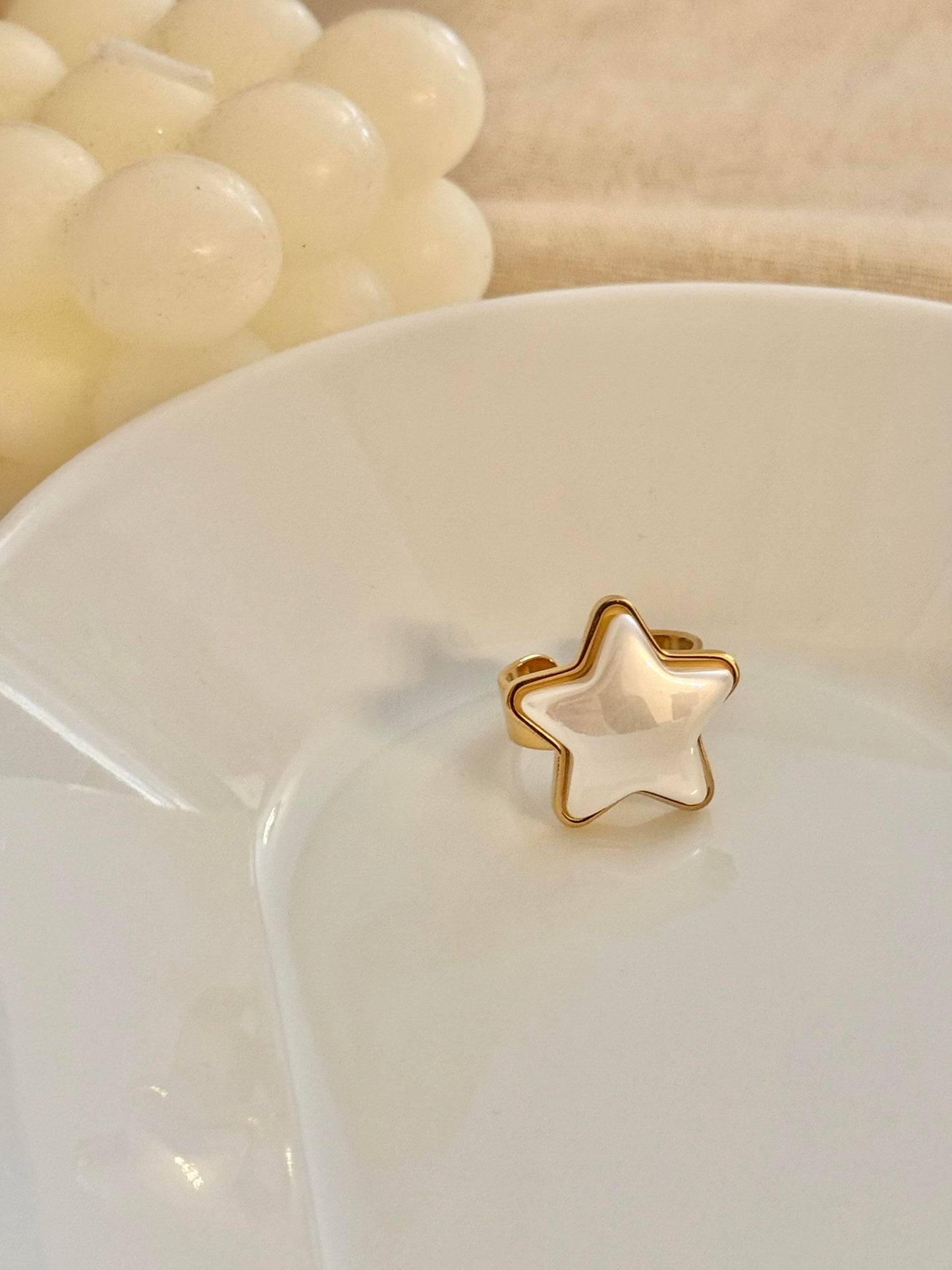 Anillo Estrella del Deseo - Joya Elegante de Alta Calidad para Symbolizar Esperanzas y Sueños