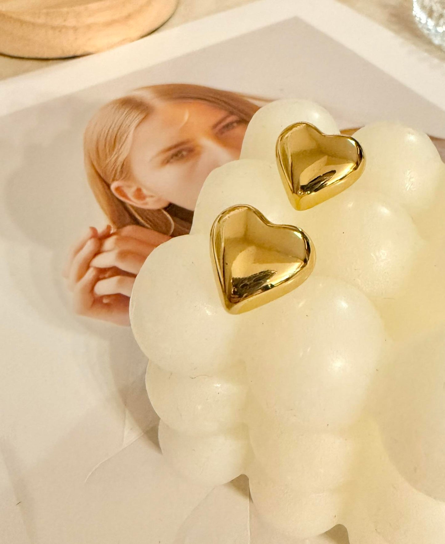 Pendientes amor real (corazón)