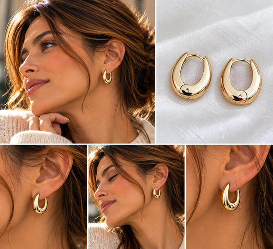 Pendientes Alessia Aro — Acero (2 size)