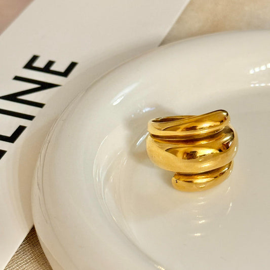 Anillo Gina Talla Única de Diseño Elegante para Mujer