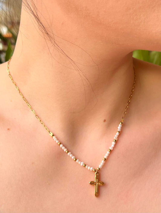 Rebajas -20%-Collar Cruz